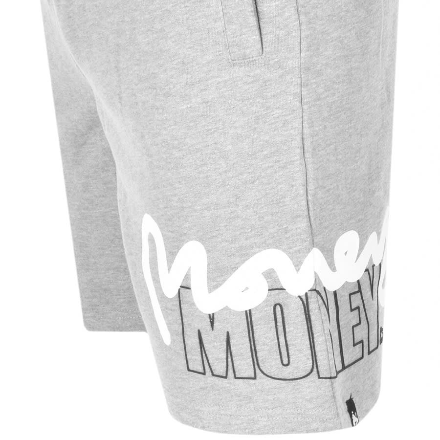 Alternative Image for ProductMoney Stencil Block Logo Shorts Grey3